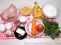 Фото приготовления рецепта: Гороховый суп с чесночными рулетиками - шаг №1