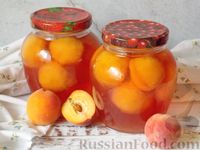 Фото к рецепту: Компот из персиков на зиму