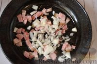 Фото приготовления рецепта: Томатный суп со свиными рёбрышками, чечевицей и копчёной грудинкой - шаг №6