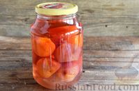 Фото приготовления рецепта: Компот из персиков на зиму - шаг №9