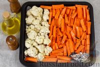 Фото приготовления рецепта: Закуска из цветной капусты и моркови с чесноком - шаг №4