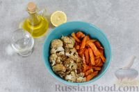 Фото приготовления рецепта: Закуска из цветной капусты и моркови с чесноком - шаг №6