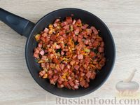 Фото приготовления рецепта: Рассольник с рисом и колбасой - шаг №10