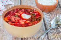 Фото к рецепту: Овощной суп с фасолью