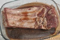 Фото приготовления рецепта: Свиные рёбра в медово-чесночном маринаде (на мангале) - шаг №5