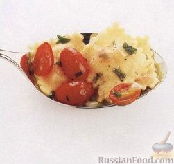 Рецепт Сырные равиоли с простым соусом