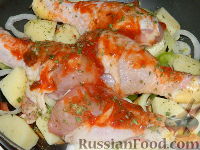 Фото приготовления рецепта: Простое овощное рагу с курицей - шаг №9