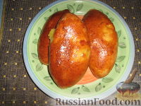 Фото к рецепту: Пирожки с сердцем и пирожки с картошкой
