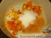 Фото приготовления рецепта: Апельсиновые сырники - шаг №7