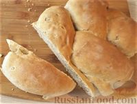 Фото к рецепту: Хлеб "Дачный" с укропом и чесноком