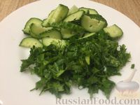 Фото приготовления рецепта: Салат из свежей капусты и картофеля - шаг №5