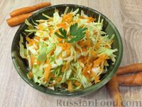 Фото к рецепту: Салат из свежей капусты с морковью
