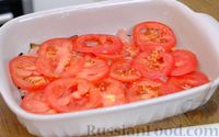 Фото приготовления рецепта: Запеканка из фарша с баклажанами и помидорами - шаг №8