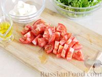 Фото приготовления рецепта: Овощной салат с фетой - шаг №4