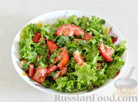 Фото приготовления рецепта: Овощной салат с фетой - шаг №10