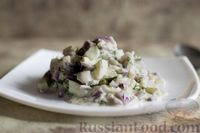 Фото к рецепту: Салат из яиц с луком и укропом