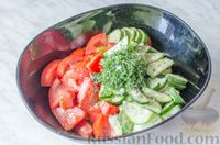 Фото приготовления рецепта: Овощной салат со сметаной и горчицей - шаг №6
