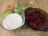 Фото приготовления рецепта: Компот из свежих яблок и малины - шаг №1