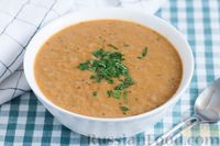 Фото к рецепту: Крем-суп из запеченных баклажанов с помидорами