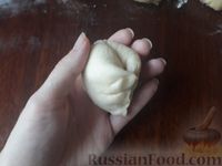 Фото приготовления рецепта: Отрывной пирог с персиками - шаг №15