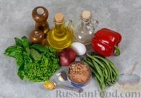 Фото приготовления рецепта: Салат с тунцом, стручковой фасолью и яичными блинчиками - шаг №1