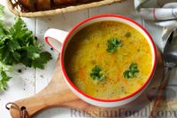 Фото приготовления рецепта: Сырный суп с кабачком и гречкой - шаг №12