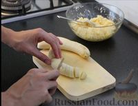 Фото приготовления рецепта: Песочные пирожные "Кокос-банан" - шаг №8