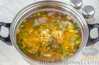 Фото приготовления рецепта: Гречневый суп-пюре с печенью - шаг №11
