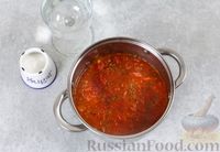 Фото приготовления рецепта: Томатный суп с сыром фета - шаг №7