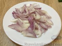 Фото приготовления рецепта: Кабачки, запеченные с болгарским перцем - шаг №5