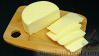 Фото к рецепту: Домашний сыр из молока, сметаны и яиц