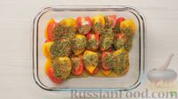 Фото приготовления рецепта: Маринованные помидоры в остром чесночном соусе - шаг №2