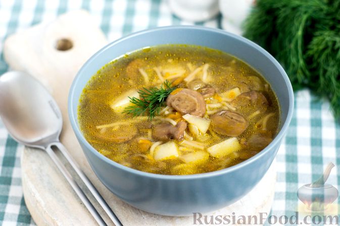 Вкусный грибной суп за 30 минут: простой пошаговый рецепт