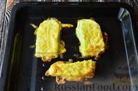 Фото приготовления рецепта: Кабачковые сэндвичи с сыром (в духовке) - шаг №10