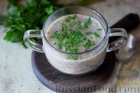 Фото к рецепту: Сливочный суп из шампиньонов
