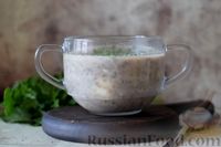 Фото приготовления рецепта: Крем-суп из кабачков, зелёного горошка и стручковой фасоли - шаг №9