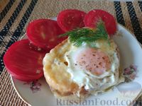 Фото к рецепту: Горячие бутерброды с сыром и яйцами