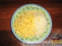 Фото приготовления рецепта: Пармижиана из баклажанов с соусом из базилика и соусом песто - шаг №6
