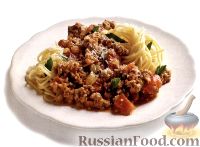 Фото к рецепту: Спагетти с соусом Болоньезе