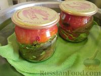 Фото приготовления рецепта: Печеные баклажаны, болгарский перец и помидоры - шаг №10