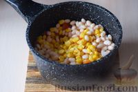 Фото приготовления рецепта: Суп с фасолью, кукурузой, болгарским перцем и сливками - шаг №8