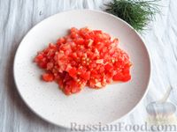 Фото приготовления рецепта: Овощной салат-намазка с творогом и сметаной - шаг №4