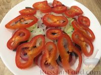 Фото приготовления рецепта: Салат из картофеля, помидоров и огурцов - шаг №16