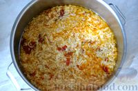 Фото приготовления рецепта: Китайский томатный суп с яйцами - шаг №12