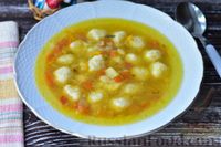 Фото приготовления рецепта: Овощной суп с сырными шариками - шаг №15