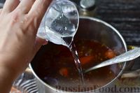 Фото приготовления рецепта: Суп-гуляш с консервированной фасолью - шаг №12