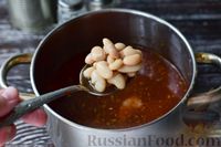 Фото приготовления рецепта: Суп-гуляш с консервированной фасолью - шаг №13