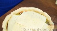 Фото приготовления рецепта: Мясной пирог "Чизбургер" - шаг №9