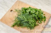 Фото приготовления рецепта: Салат из цветной капусты с кукурузой и красным луком - шаг №5