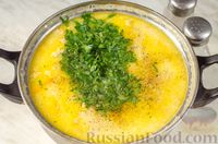 Фото приготовления рецепта: Суп с тушенкой, пшеном и яйцами - шаг №16